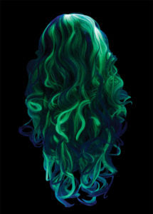 Glow in the Dark Ghost Wig