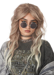 90's Grunge Rocker Blonde Wig