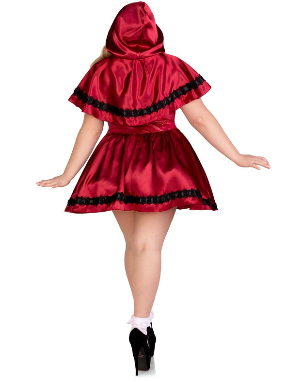 Plus Gothic Red Riding Hood Costume