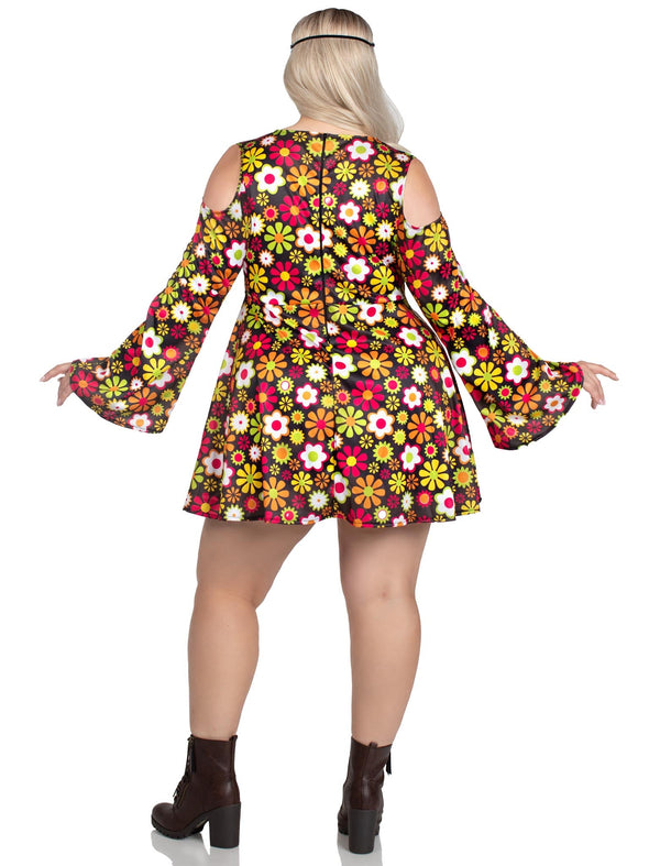 Plus Starflower Hippie Costume