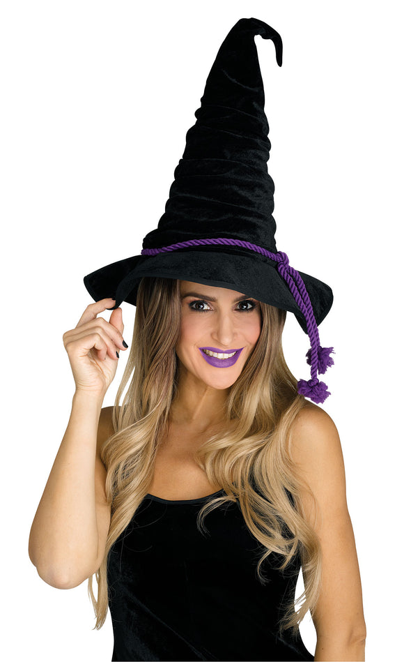 Velour Witch Hat