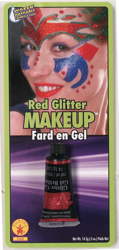 Red Glitter Makeup