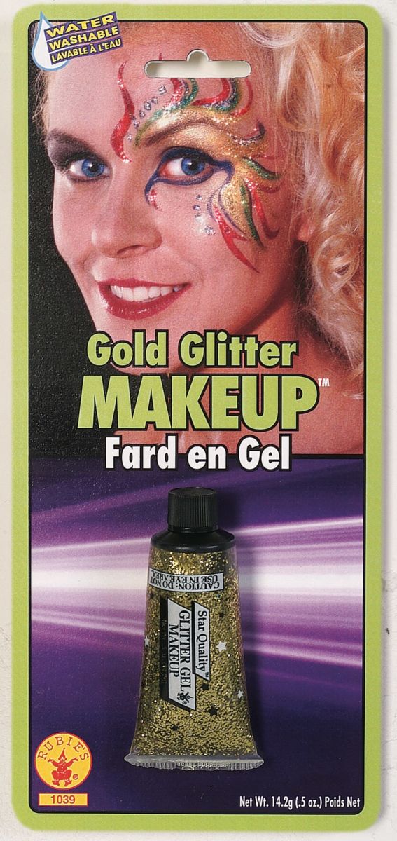 Gold Glitter Makeup