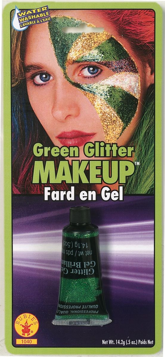 Green Glitter Makeup