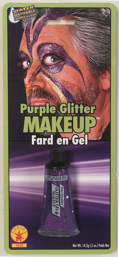 Purple Glitter Makeup