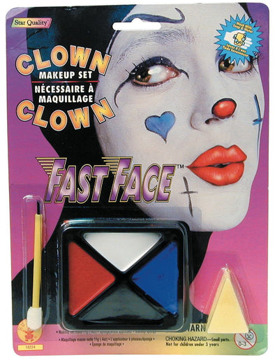 Fast Face Clown Makeup