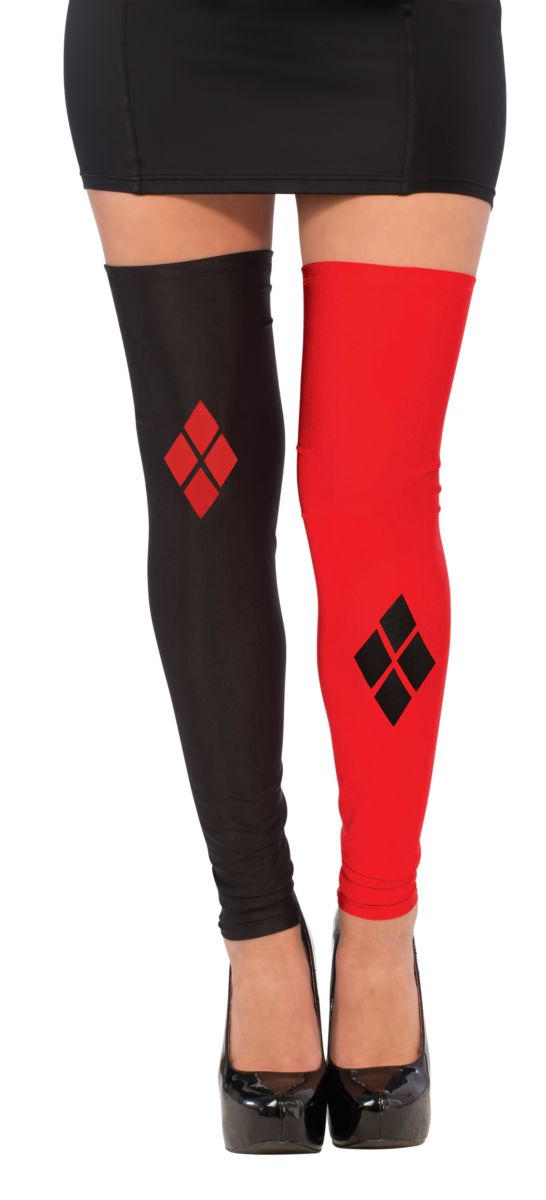 Harley Quinn Adult Thigh High Tights