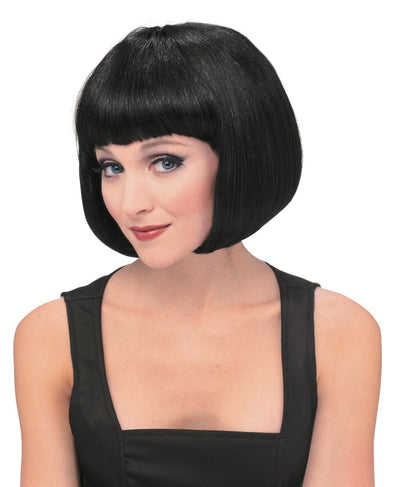 Super Model Black Wig