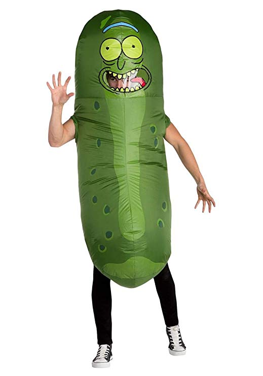Rick and Morty Inflatable Pickle Rick Costume