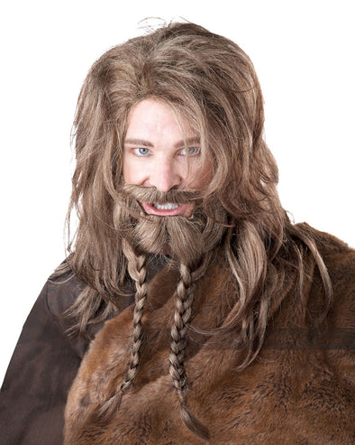 Viking Wig, Beard and Moustache Set