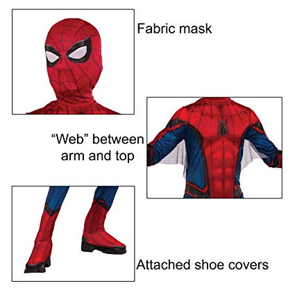 Marvel Spider-Man Far from Home Child's Spider-Man Costume & Mask