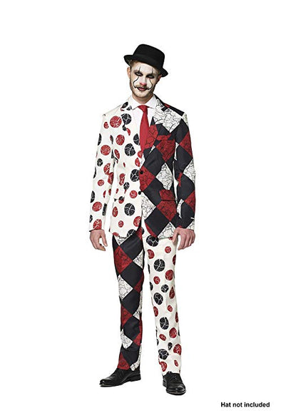 Opposuits Halloween Red Clown Adult Suit