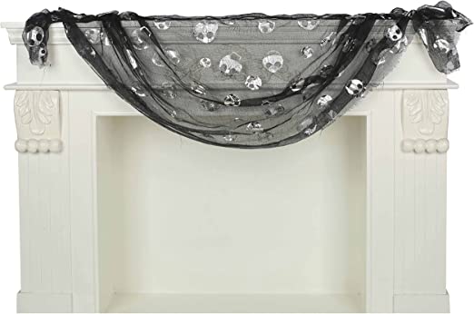 JACK SKELLINGTON SILVER CHEESE CLOTH 72" X 30"
