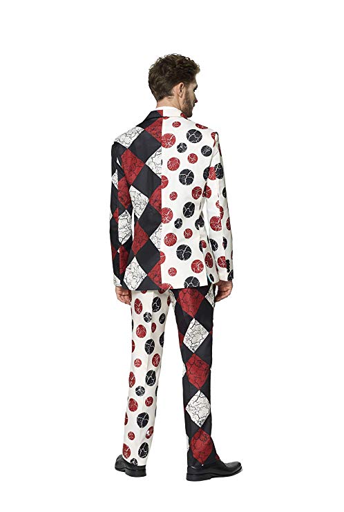 Opposuits Halloween Red Clown Adult Suit