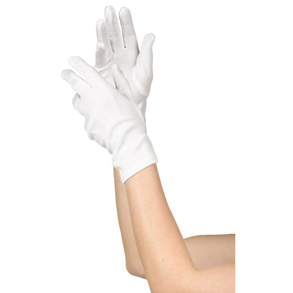 SHORT GLOVES - WHITE